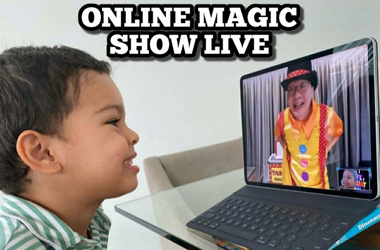 online interative magic show